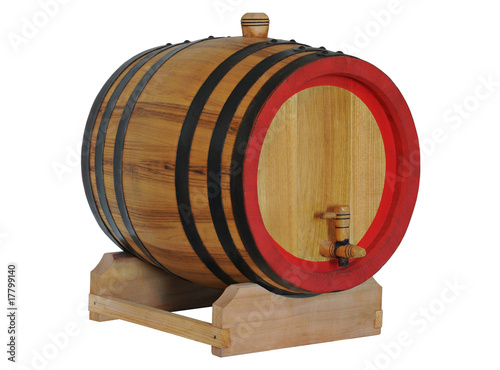 Old barrel for wine
