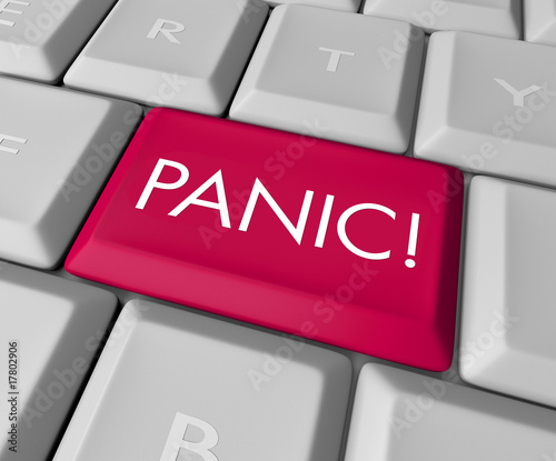 Panic Button on Computer Keyboard