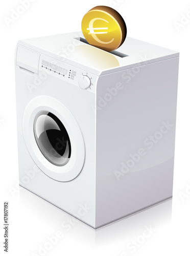 Investir en euros dans un lave-linge (reflet)