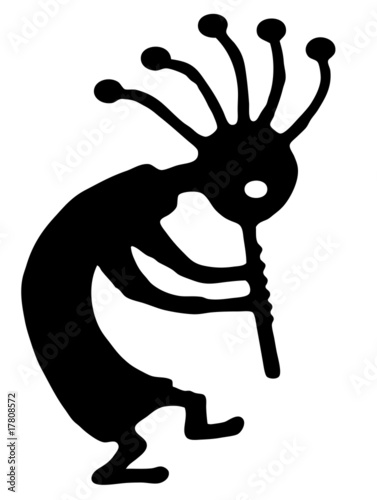 Kokopelli vector photo