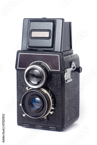 Old TLR camera