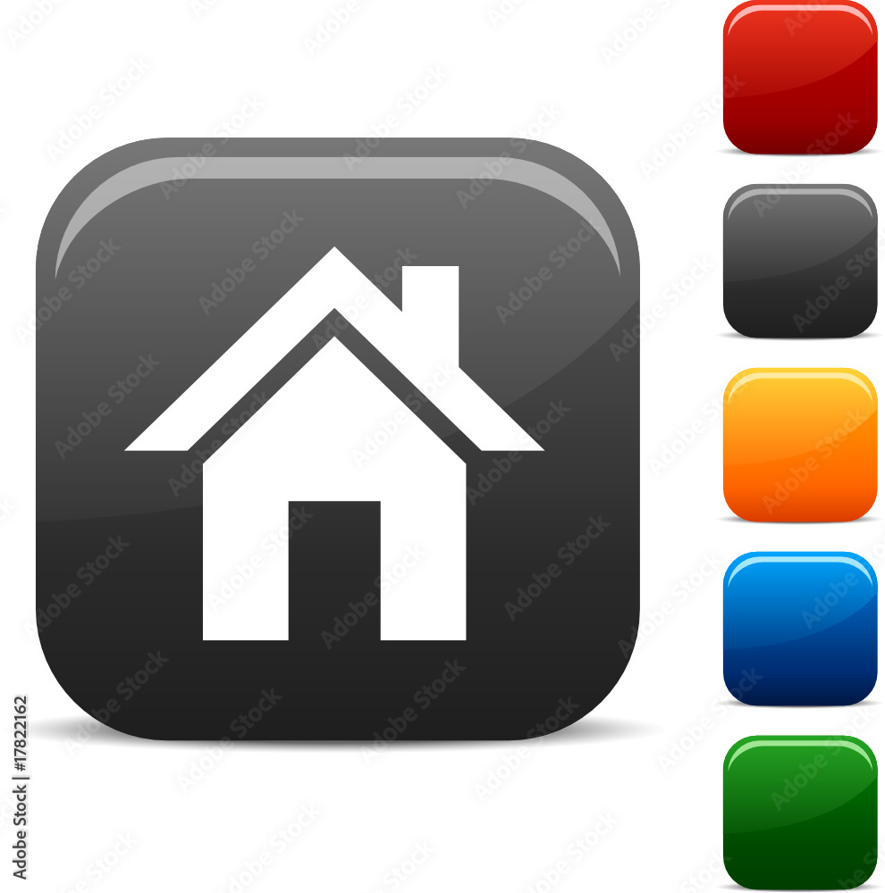 Home icon set. Vector illustration. Home icon set. Vector illustration.