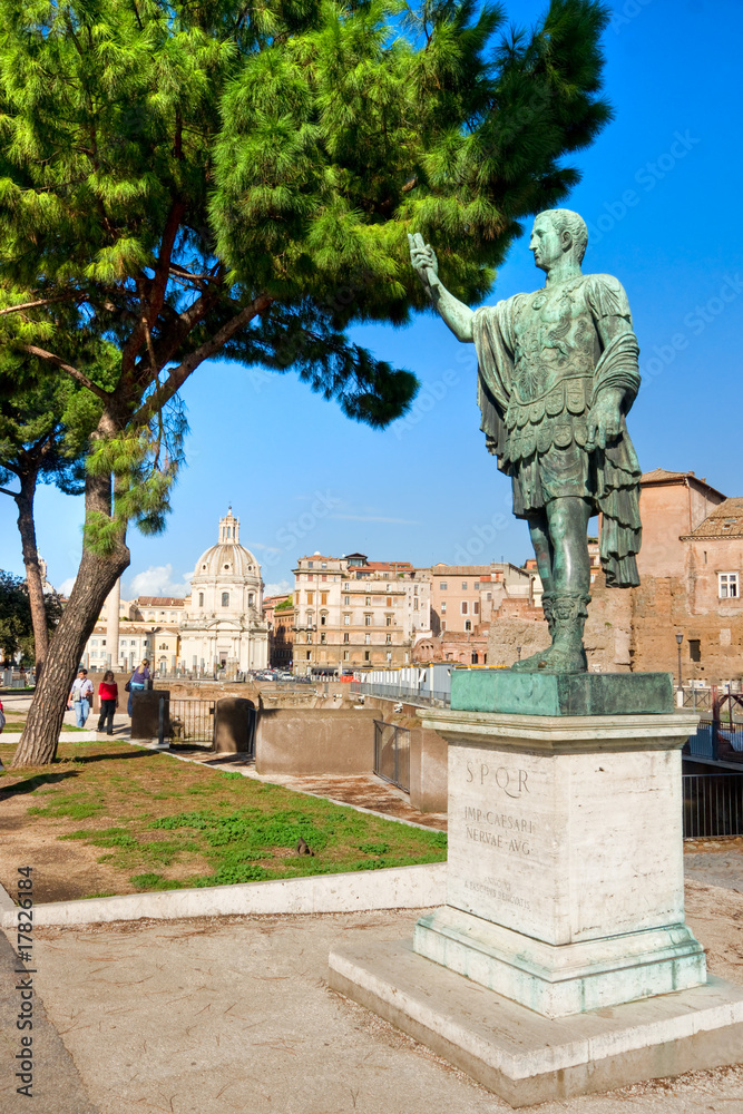 Fototapeta premium The Trajan Column, Forum, Rome, Italy.