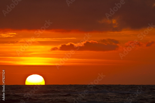 Fototapeta Naklejka Na Ścianę i Meble -  Sonnenuntergang an der Nordsee
