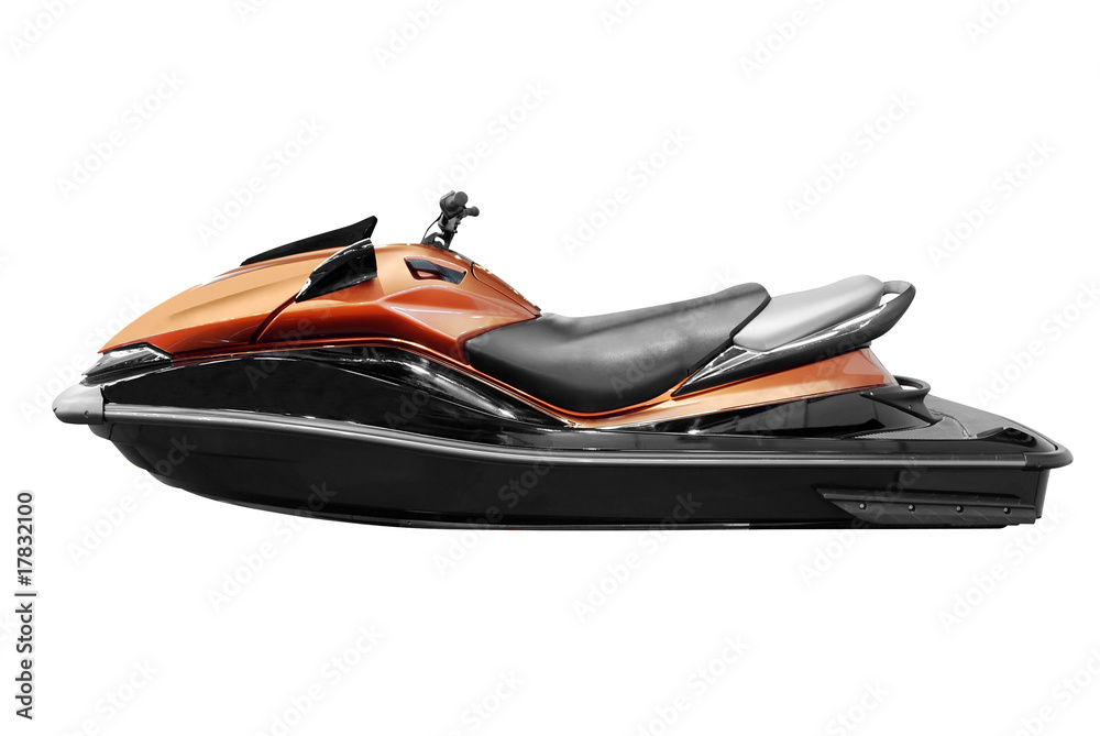 Naklejka premium fast jet-ski isolated