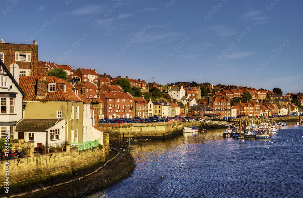 Whitby town waterfront