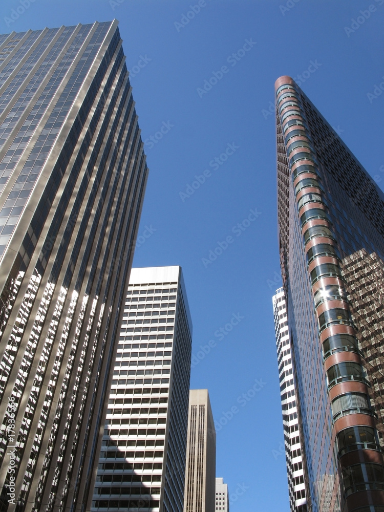 Naklejka premium Skyscrapers in San Francisco.
