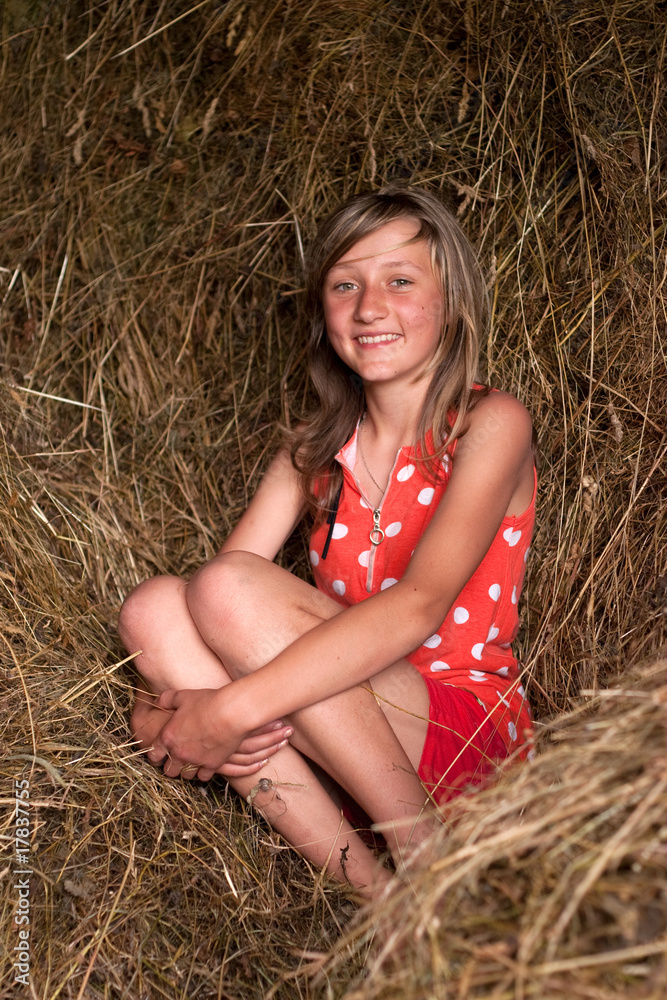 Child in countryside