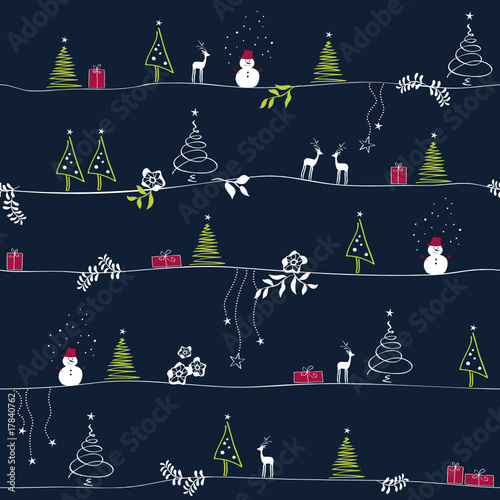 seamless christmas pattern