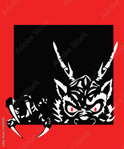 vector dragon illustration