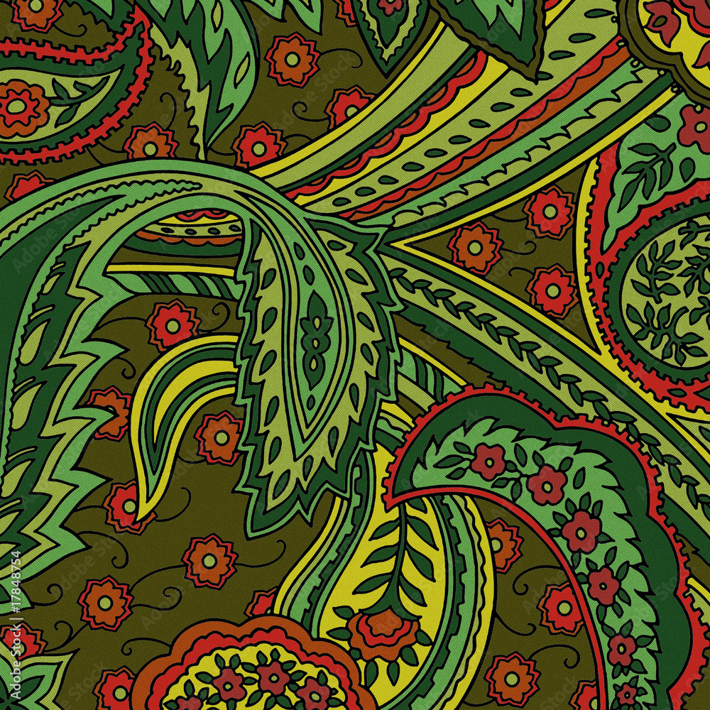 Background Christmas Paisley Background Christmas Paisley
