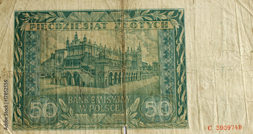 Old banknote