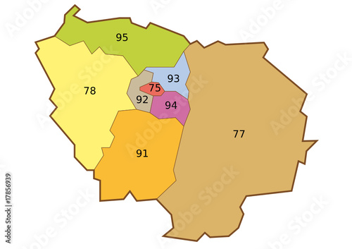 Plan de l'Ile de France
