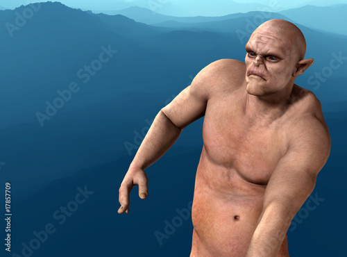 Tableau sur toile Horrible Ogre