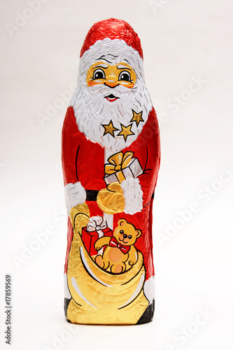 Schokoladen Weihnachtsmann