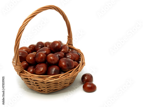 Chestnuts in the basket