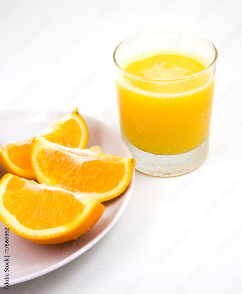 breakfast orange juice and fruit breakfast orange juice and fruit