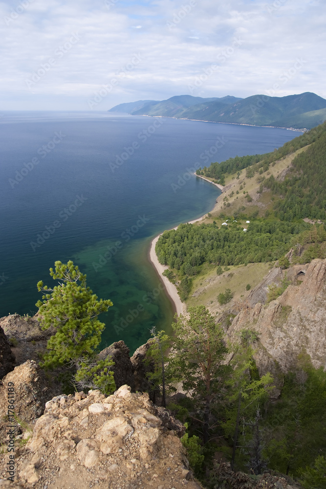 View of Lake Baikal from Skriper Rock