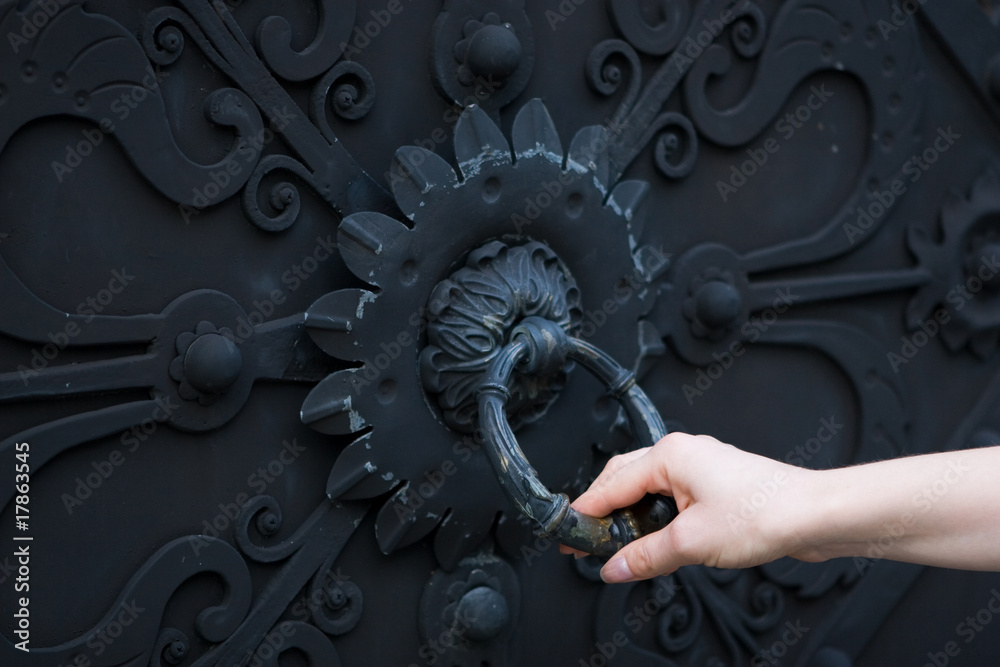 Medieval door handle