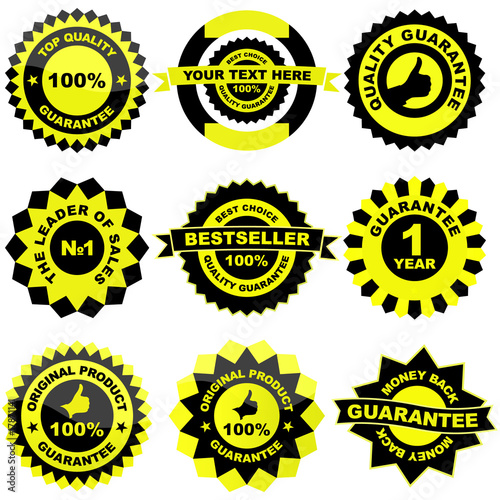 Set of design elements for sale.