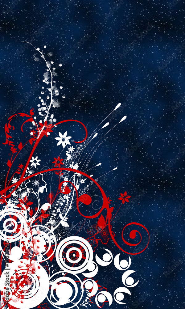 Obraz premium Floral Grunge