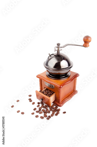 old fashioned coffee grinder