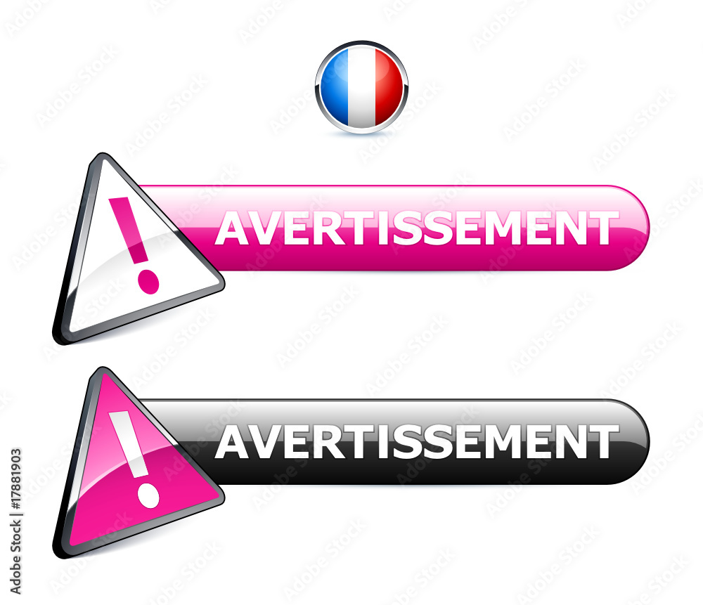 icône internet avertissement