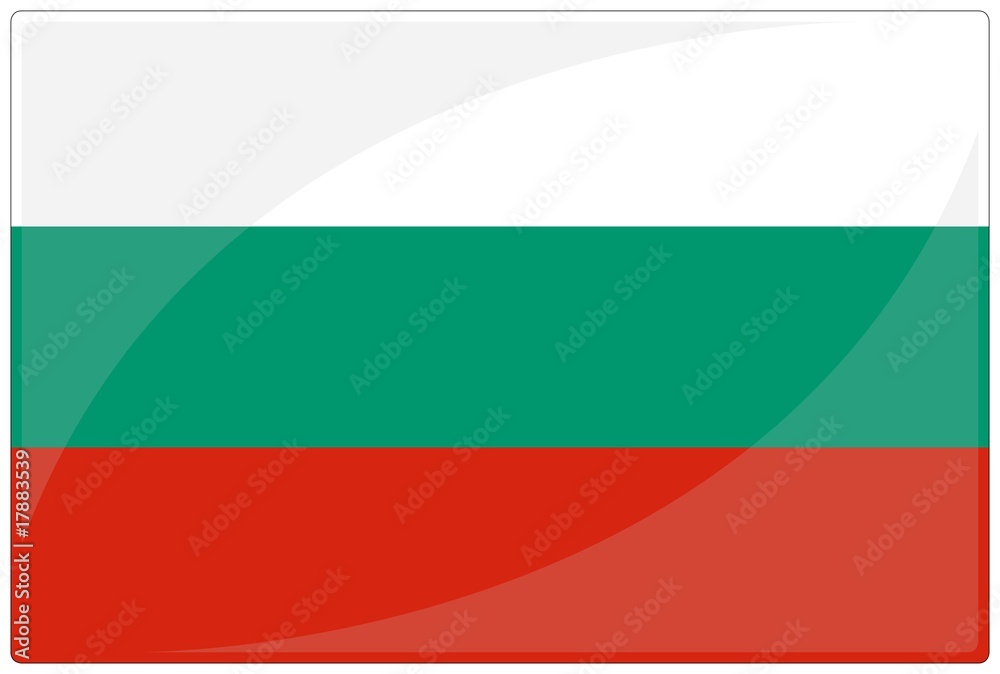 drapeau glassy bulgarie bulgaria flag