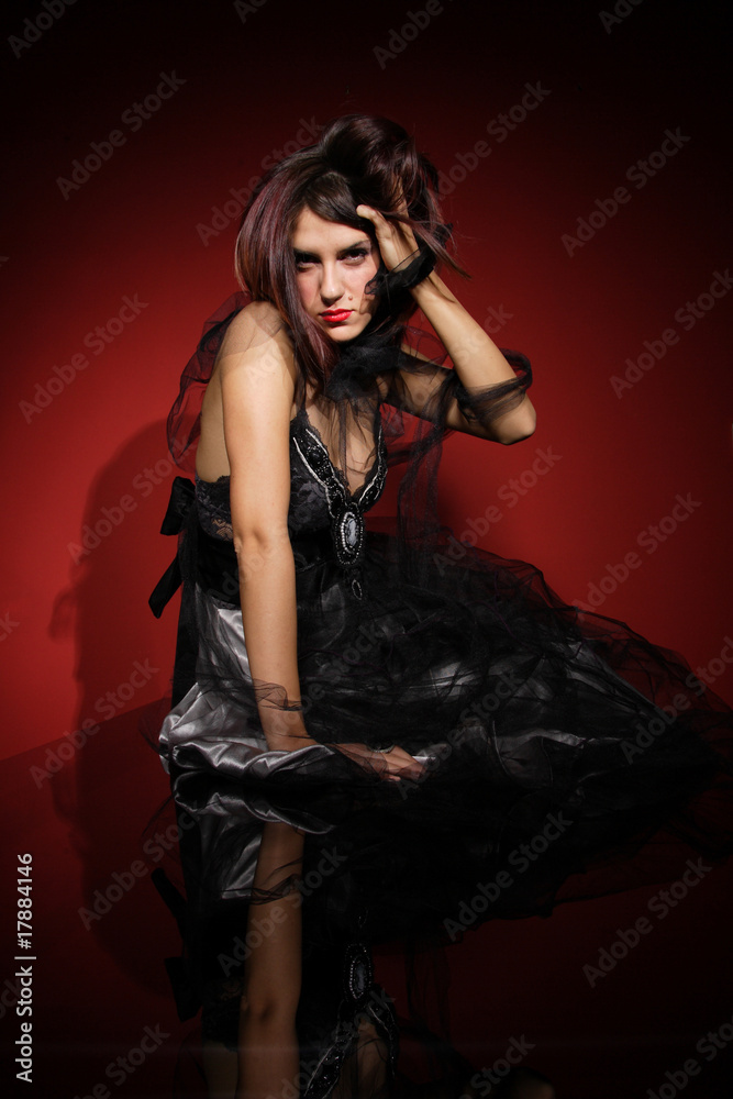 sexy women red background sexy women red background