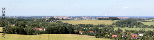 Blick auf Bautzen aus dem Oberlausitzer Bergland