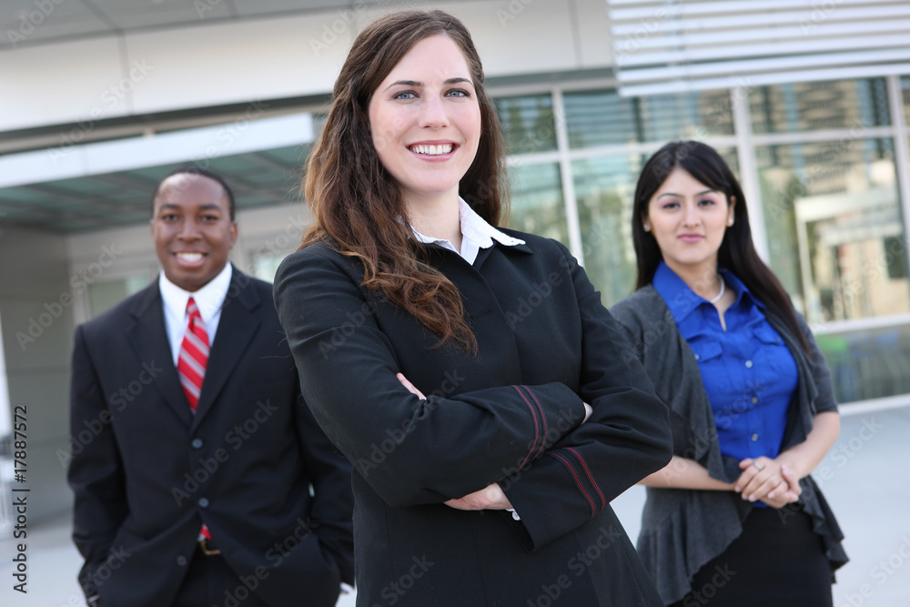 Diverse Business Team at Office Diverse Business Team at Office