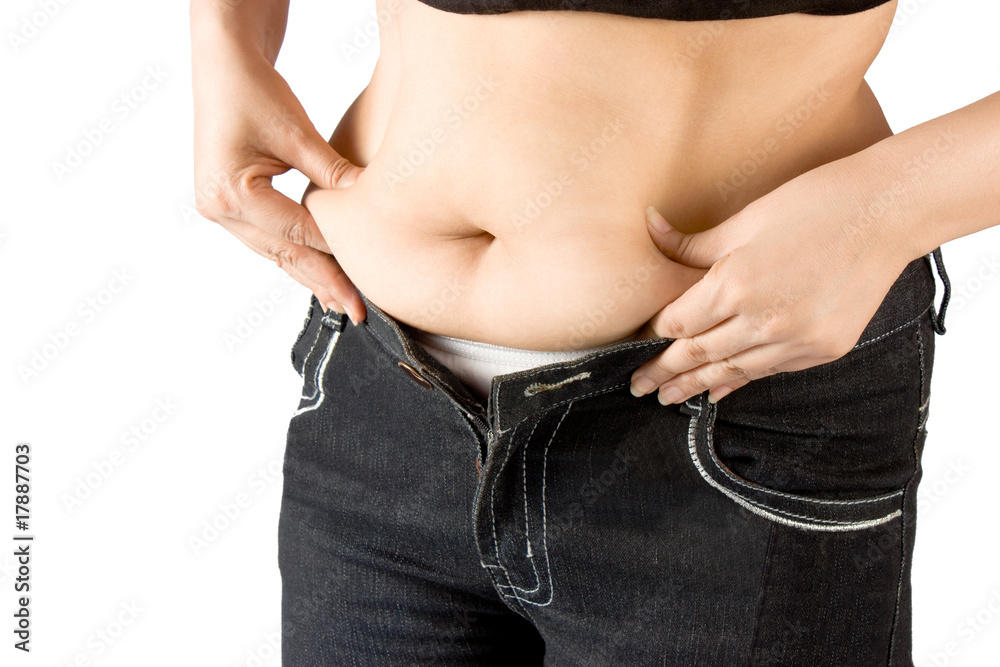 Naklejka premium Measuring body fat