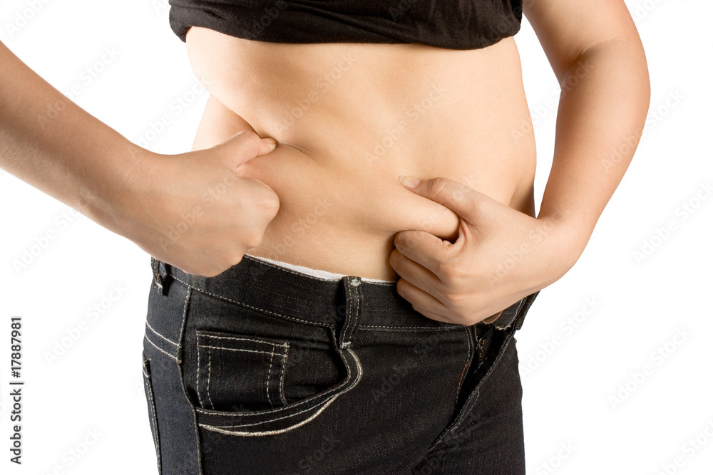Naklejka premium Measuring body fat