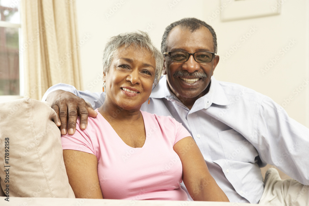 Senior Couple Relaxing At Home Together Senior Couple Relaxing At Home Together