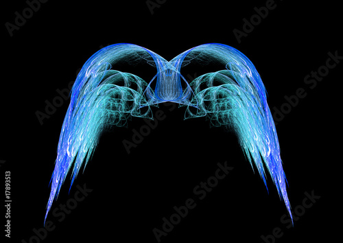 Blue Angel Wings