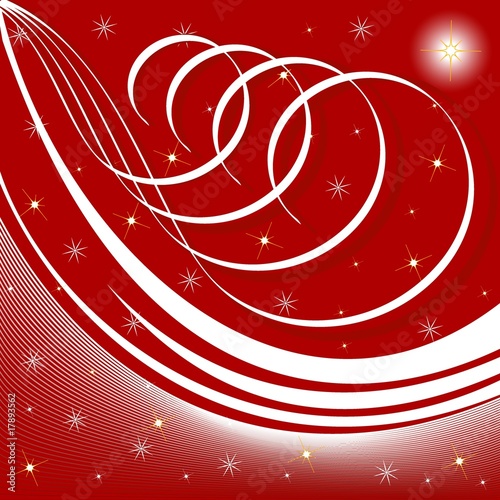 vector illustration of a snowstorm