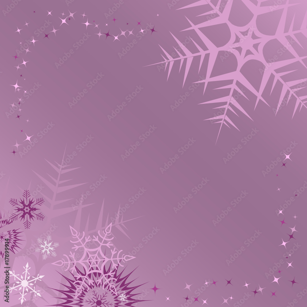 Lilac winter frame. Vector illustration Lilac winter frame. Vector illustration