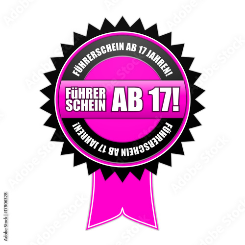 siegel v2 führerschein ab 17!