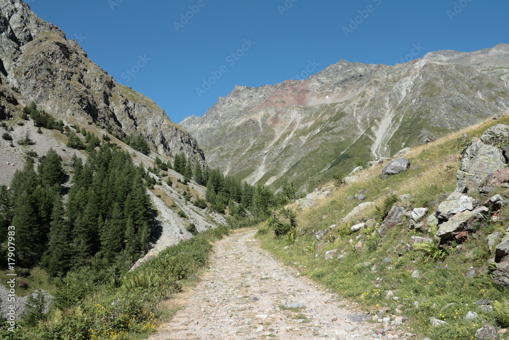 Les terres rouges,Parc national des Ecrins,Hautes-Alpes