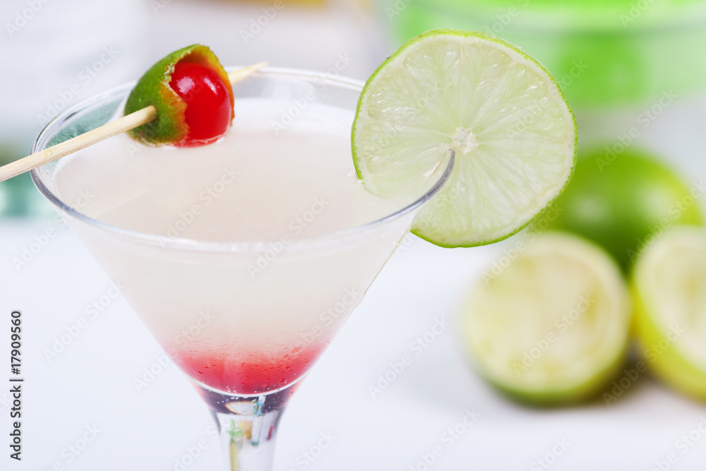 Cocktail with lime juice Cocktail with lime juice