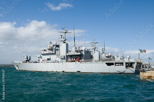 military ship