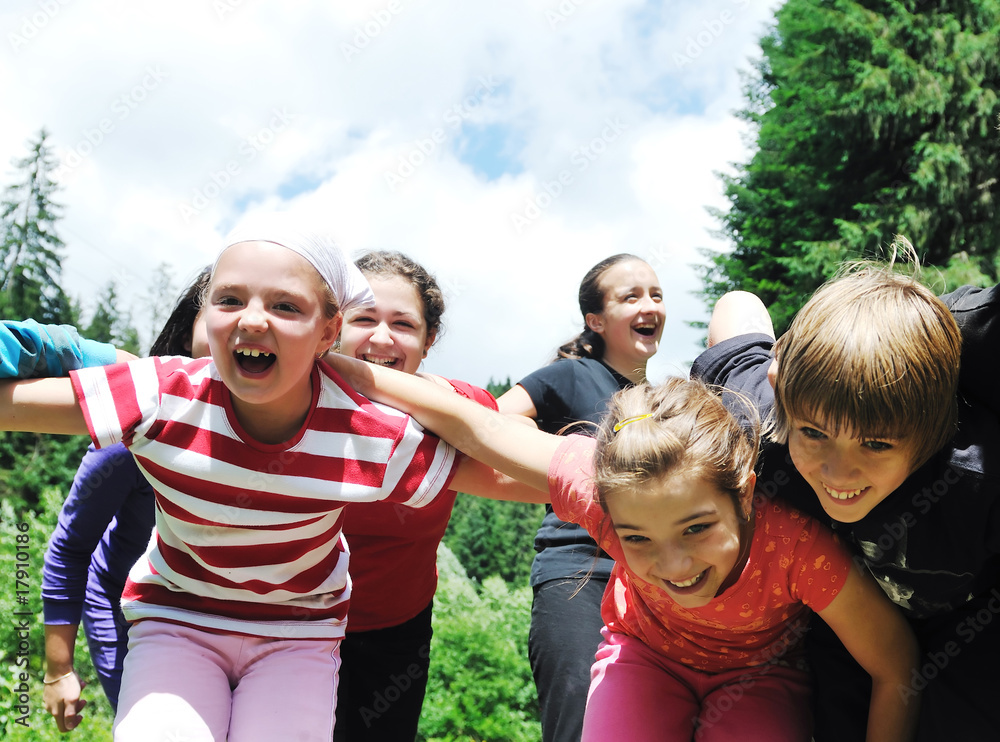 child group outdoor