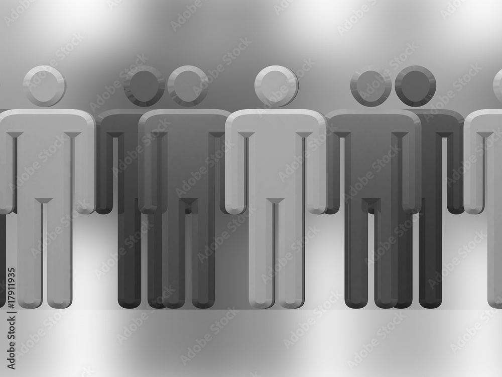 gray crowd gray crowd