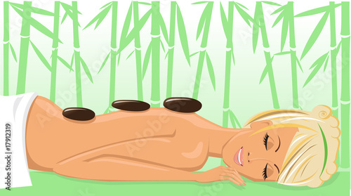 lady in spa