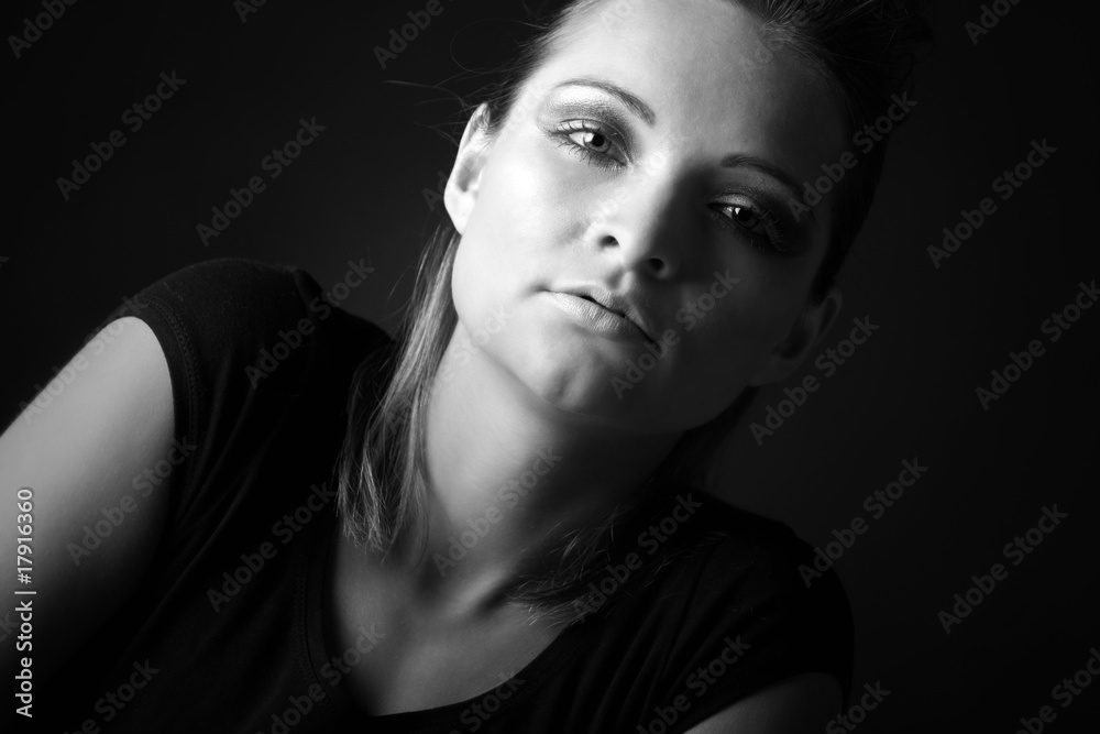 Low Key Shot of a Stunning Fashion Model Low Key Shot of a Stunning Fashion Model