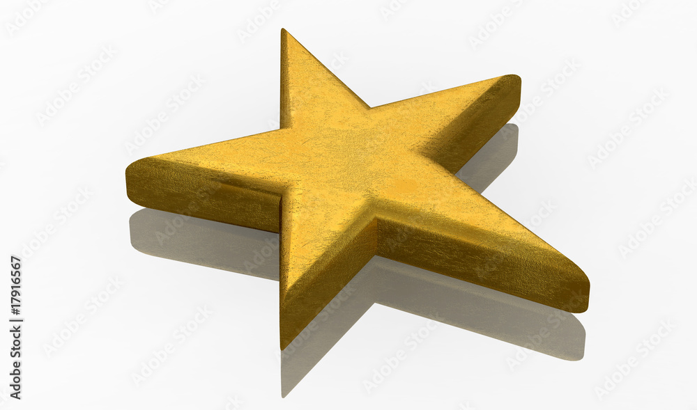 Obraz premium Goldener Stern horizontal