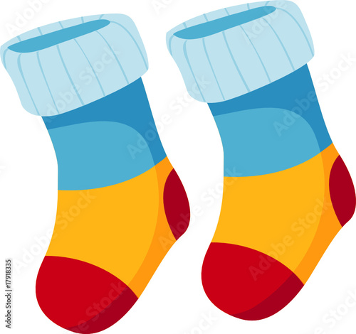 pair of colorful socks