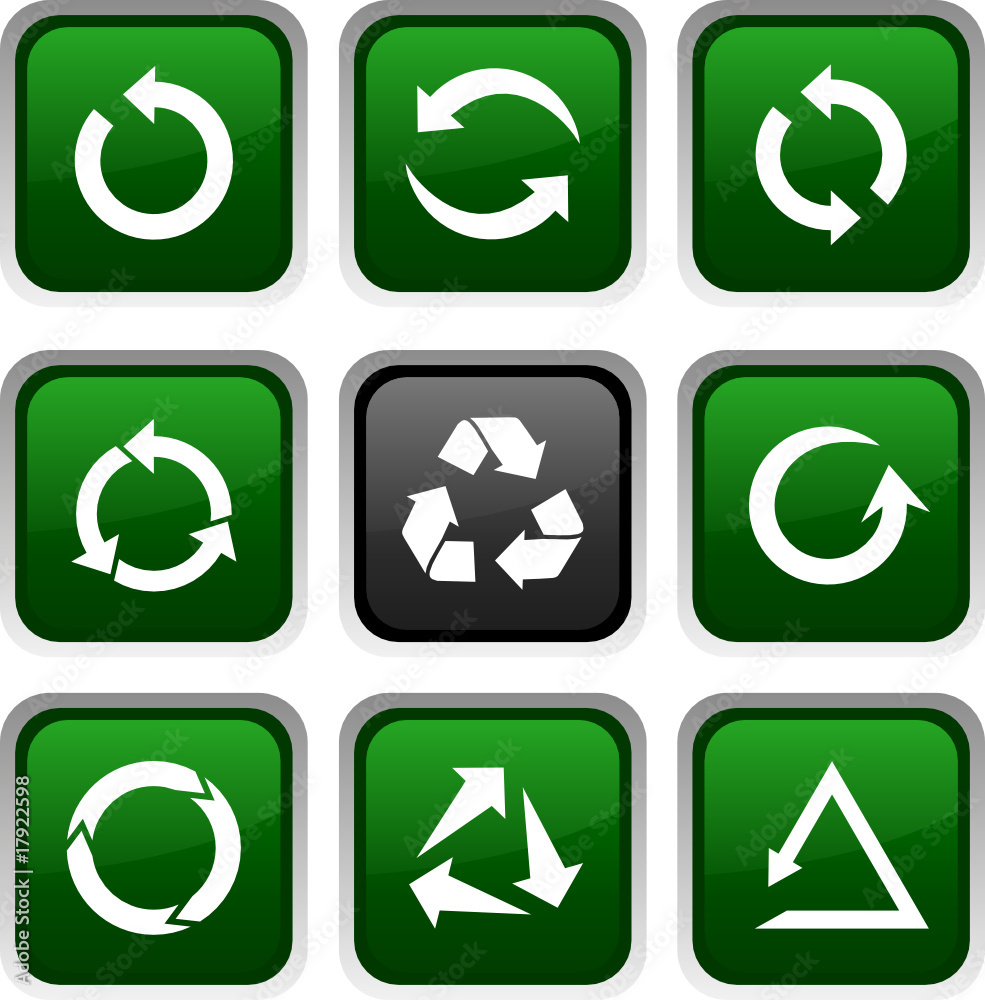 Arrows icon set. Vector illustration Arrows icon set. Vector illustration