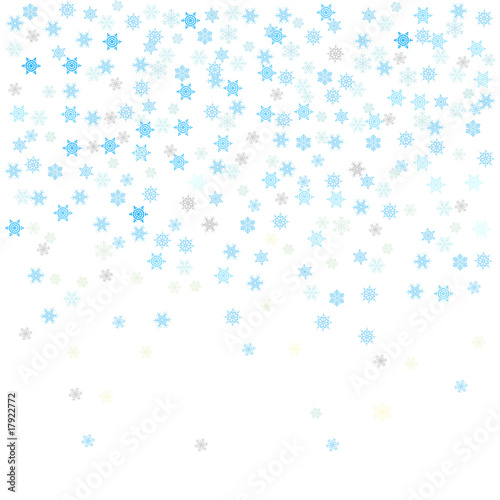 snowflakes, vector illustration
