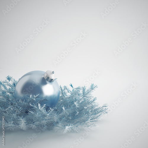 Christmas ball of gentle bl...
